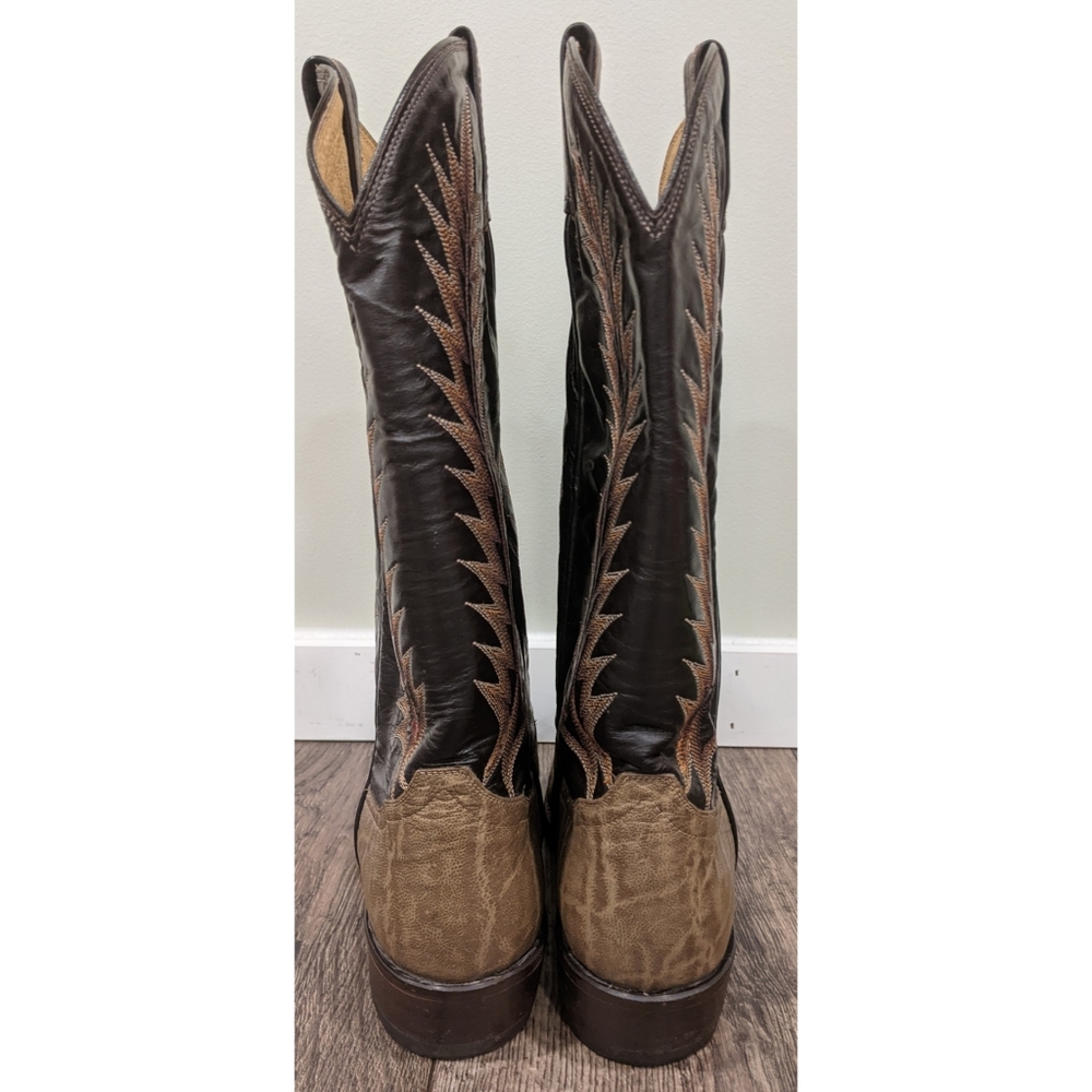 Tony Lama Exotic Elephant Western Cowboy Boots 8.5 - Picture 3 of 13